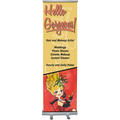 Standard Retractable (Roll Up) Banner Stand (24"x80")